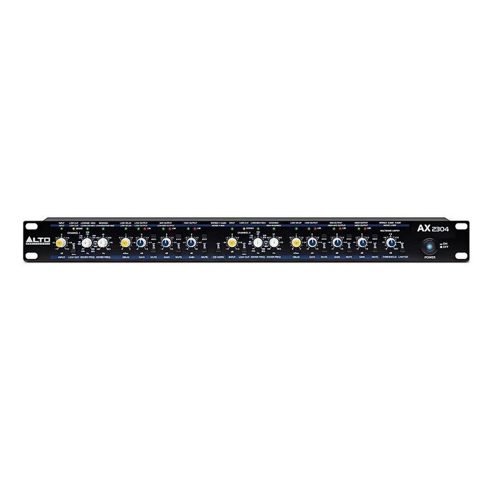 Alto Professional AX2304 | Professional High-Precision Stereo 2-Way / 3-Way / Mono 4-Way Crossover