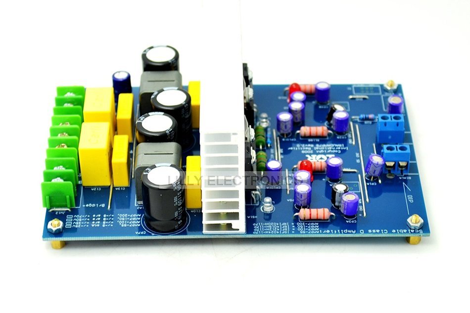 Q-BAIHE LJM IRS2092 IRAUDAMP7S L15DX2 125W-500W High-end Class D Stereo Amplifier N2