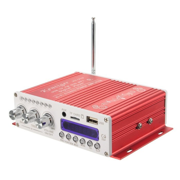 Bluetooth Car Amplifier, ELEGIANT Mini Hi-Fi Stereo Audio AMP with Remote Control,Support FM/MP3/TF/USB/DVD for... N25