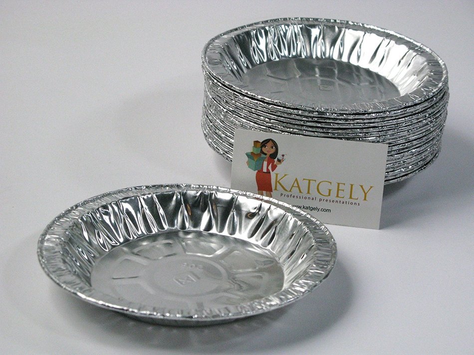 Katgely 10 Inch Deep Aluminum Pie Pan (Pack of 20) N4