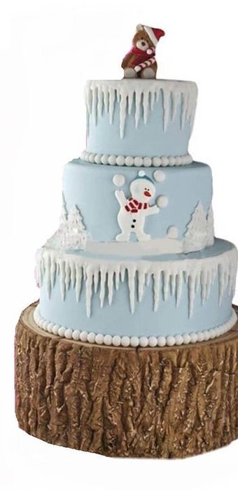 DIY 3D Cold Ice Shape Silicone Mold Fondant Cake Mold Decorating Bakeware Christmas cake decoration by Palker...