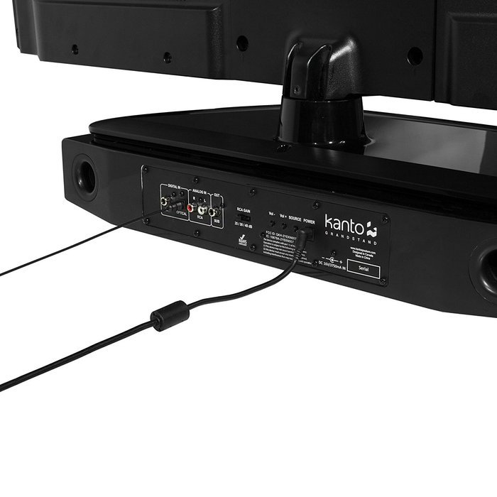 Kanto GSGB GRANDSTAND Soundbar Home Speaker (Gloss Black)