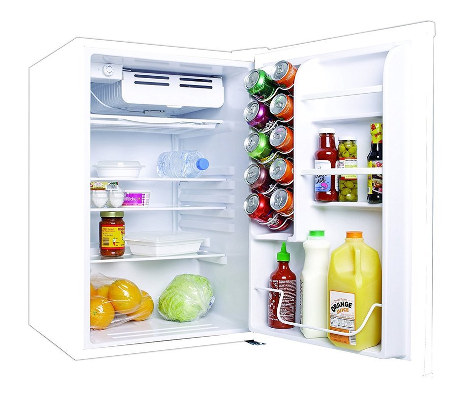 Haier HC27SF22RB 2.7 Cubic Feet Refrigerator/Freezer, Black N31