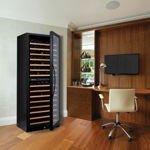 Wine Enthusiast S-166 Dual-Zone with Black Trim Wine Cellar