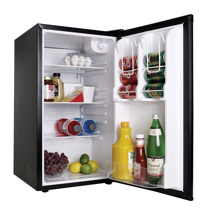 Haier HC27SF22RB 2.7 Cubic Feet Refrigerator/Freezer, Black N32