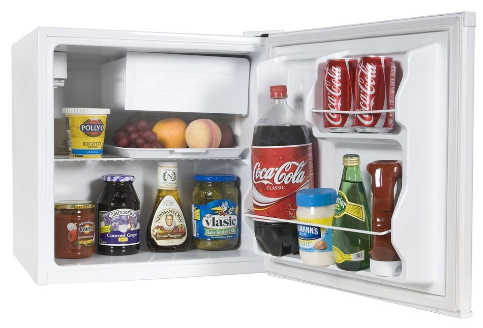 Haier HC27SF22RB 2.7 Cubic Feet Refrigerator/Freezer, Black N33