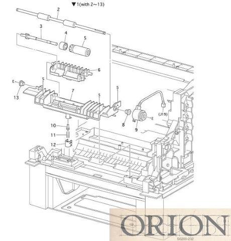 Xerox Phaser 6200 Housing Retard Assembly Refurbished