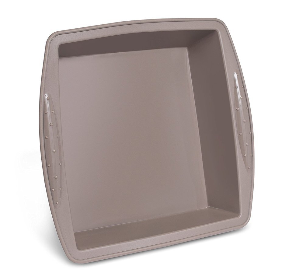 Internet&rsquo;s Best Silicone Square Cake Mold | Non-Stick Baking Pan | Cake Bakeware | BPA Free N7