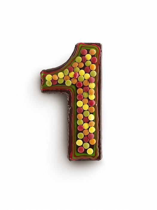Lekue Number 2 Cake Mold, Red N14