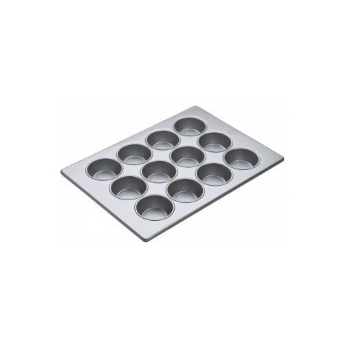 Focus Foodservice 905645 Large Muffin Pan, 4 Rows of 6 Muffins, 1-1/4" Vertical Depth, 17-7/8" x 25-7/8", 5 Oz...