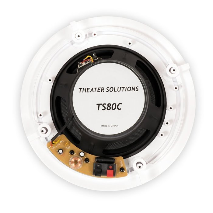 Theater Solutions TS80C In Ceiling 8" Speakers Surround Sound Home Theater 7 Pair Pack N5