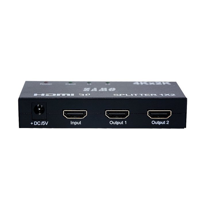 ZAMO 1x4 4 Ports Hdmi Powered Splitter for Full Hd 1080p & 3d Support (One Input to Four Outputs) N9
