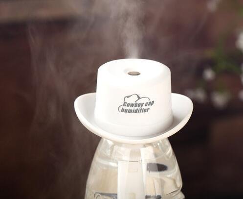 Humidifier USB 5V 4 Colors Cowboy Hat Cap Ultrasonic Fogger Mist Maker Aroma Diffuser Difusor Aroma Diffuser Humidificador... N6