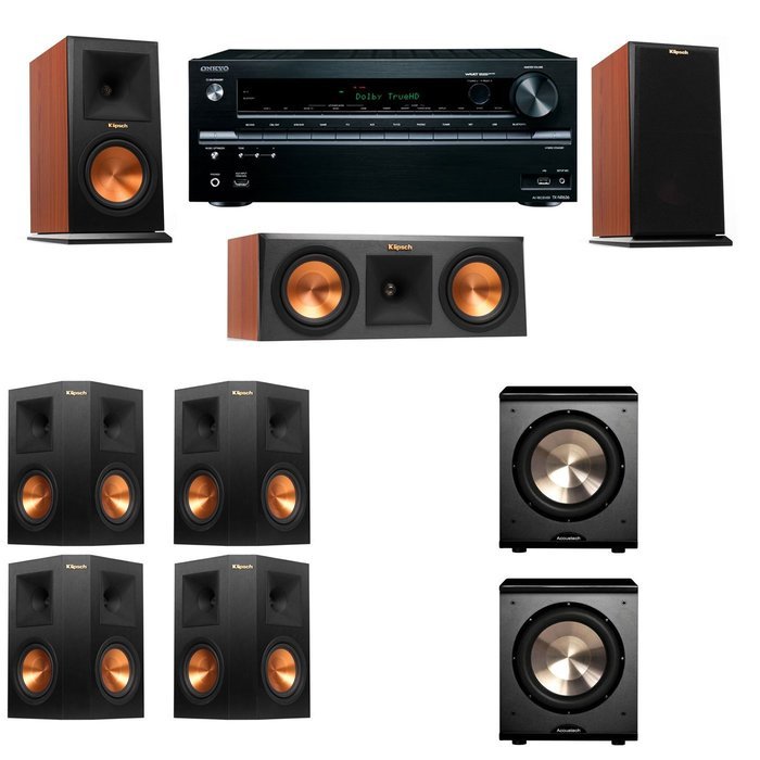 Klipsch RP-150M-CH Monitor Speaker 7.2 PL-200 Onkyo TX-NR636