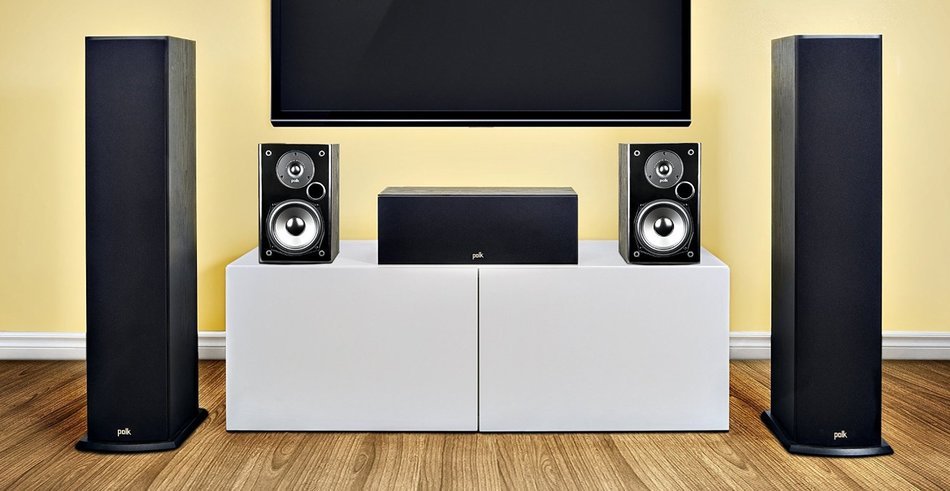 Polk Audio T50 Home Theater and Music Floor Standing Tower Speaker (Single, Black) N2