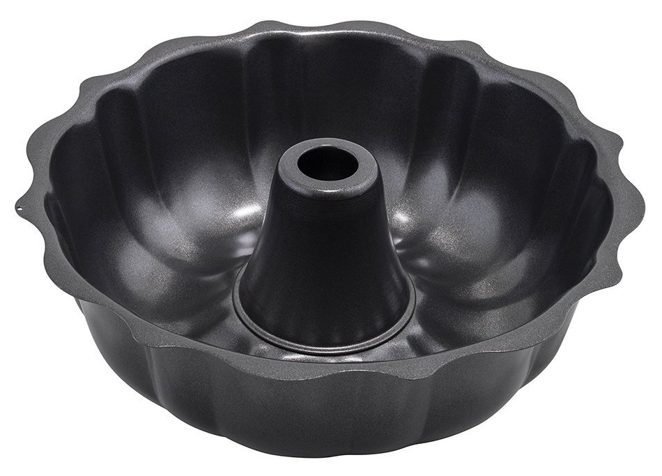 Winco CCP-10F 10" Non-stick Aluminized Carbon Steel Fluted Cake Pan