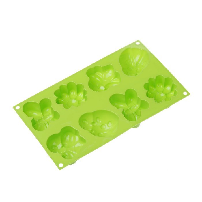 Silikomart Silicone Fancy and Function Bakeware Collection Multi Cake Pan, Fantasy N2