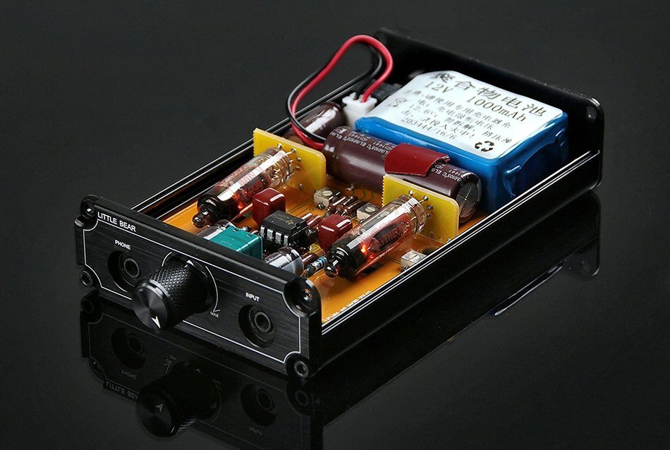 Little Bear B4 Portable Vacuum & Valve Tube Headphone Amplifier HiFi for Phone N7