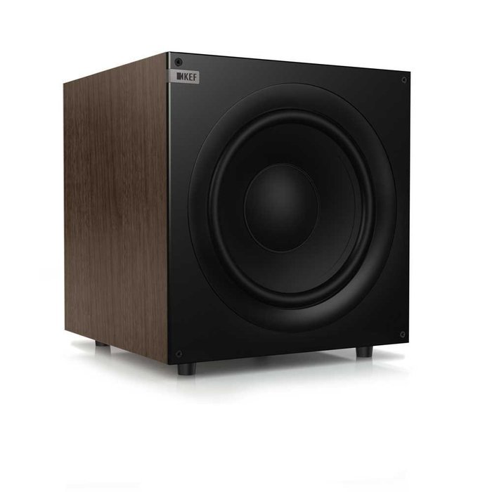 KEF Q400 Front Firing Powerful Subwoofer - Black Ash (Single) N4