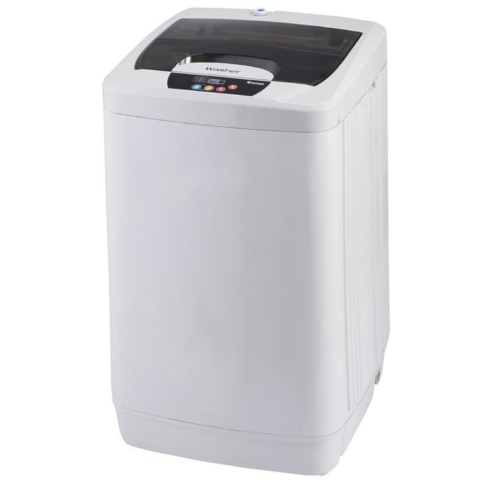 Small Portable Washing Machine Fully Automatic 12 LBS Spin Single Tube Compact
