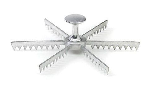 Royal Industries Pie Marker, Cast Aluminum, 10-Slice, Silver