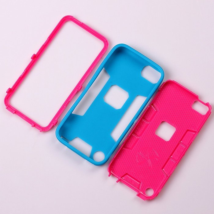 iTouch 5,iPod Touch 6 Case,XRPow 3in1 Heavy Duty Protection Hybrid High Impact Armor Case... N15