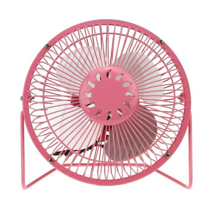 Starsource Adjustable Four Fan Blade 4 Inch USB Mini Desktop Fan With ON/OFF Switch ( Green ) N11