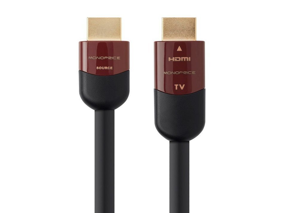 Monoprice Cabernet Ultra Certified High Speed Active HDMI Cable 50ft Supports Ethernet 3D Audio Return and CL2...