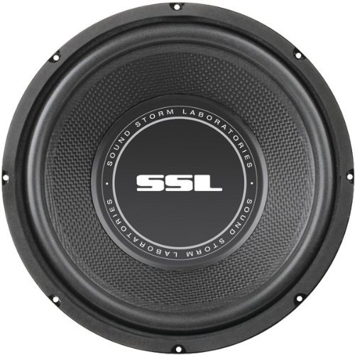 New SOUNDSTORM SS10 SS Series High-Power Single 4ohm Voice-Coil Subwoofer with Poly-Injection Cone (10", 600 Watts)