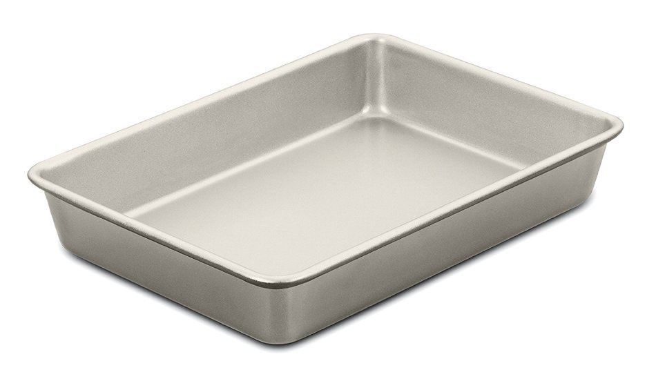 Cuisinart AMB-139CP 13 by 9-Inch Chef's Classic Nonstick Bakeware Cake Pan, Silver