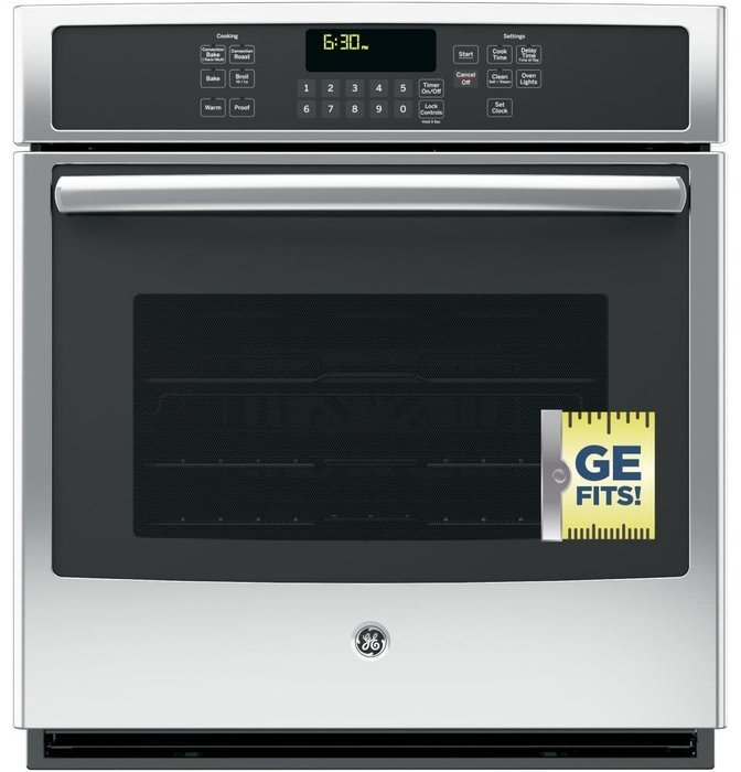 GE JK5000SFSS 27" Stainless Steel Electric Single Wall Oven - Convection N4