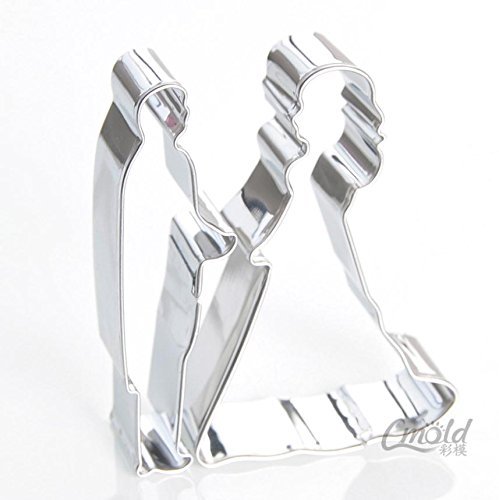 Anyana Wedding Bride Groom Biscuit Sugarpaste Mould Cookie Cutters Cake Decorating Tool N5