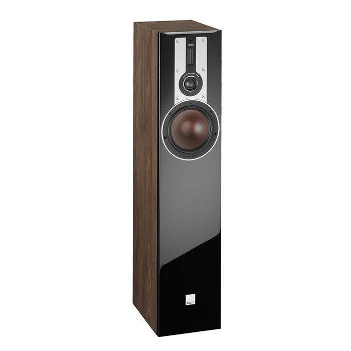 Dali Opticon 5 2.5-Way Compact Floorstanding Speakers (Pair, Light Walnut) N2