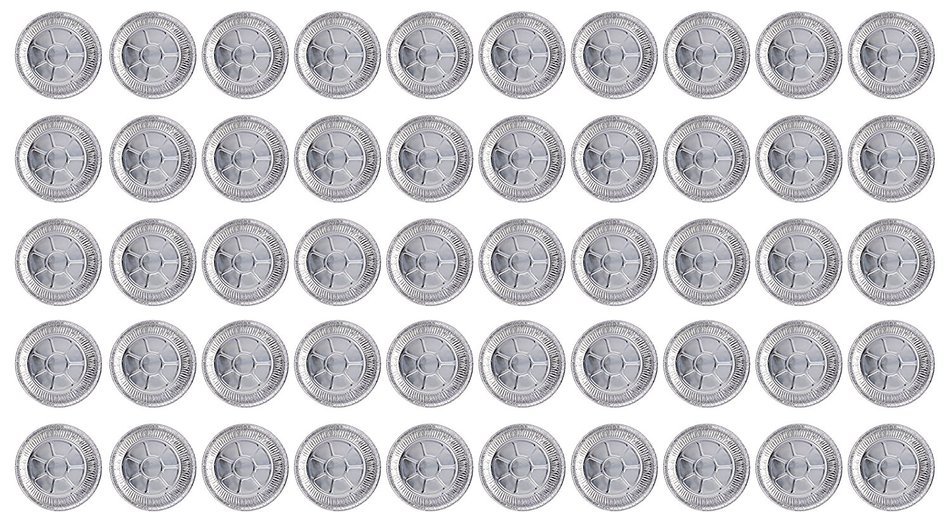 DOBI Pie Pans - Disposable Aluminum Foil Pie Plates, Standard Size - 9 x 1.25 Inches, Pack of 30. Favorite Pie... N4