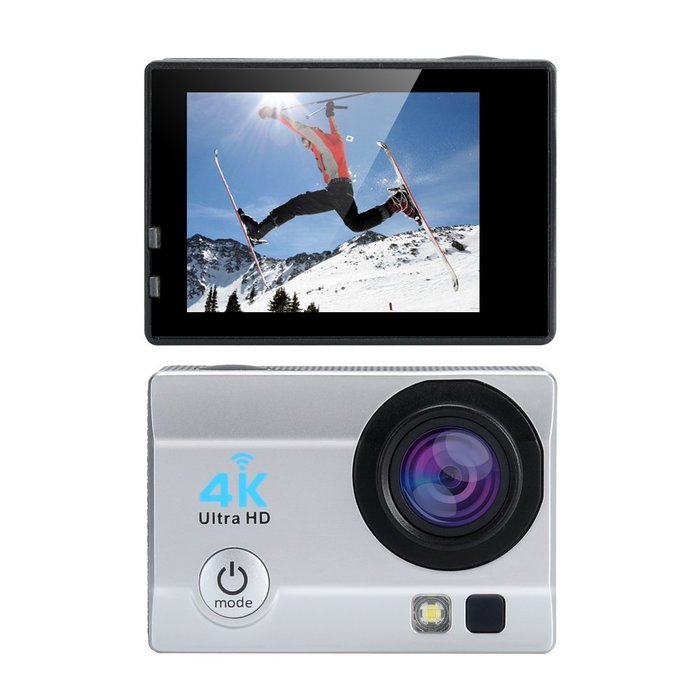 Q3H Waterproof 4K Sports Camera - SONY CMOS, 16MP, 4X Digital Zoom, 2 Inch LCS Screen, 170 Degree Wide Angle Lens...