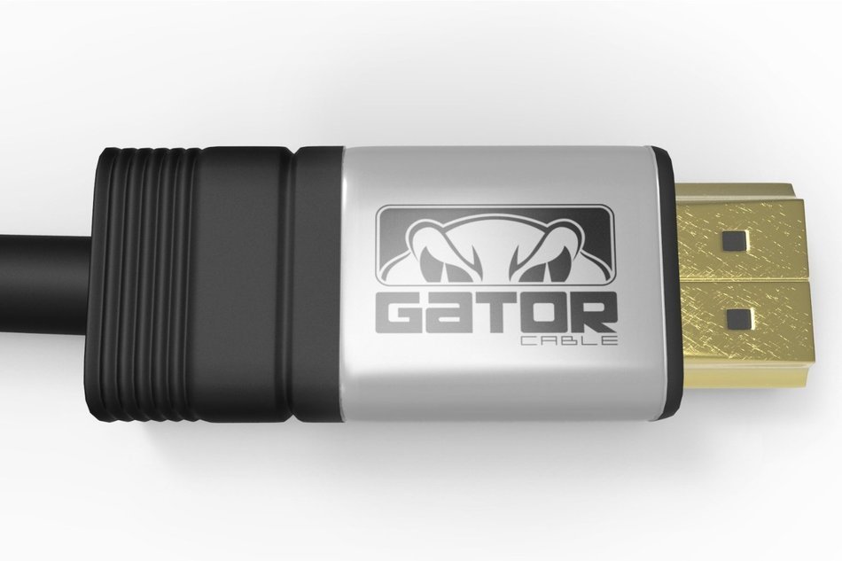 Gator Cable 75 feet Red HDMI Cable with rugged and durable aluminum metal housing High Speed V1.4 Ethernet 3D... N18