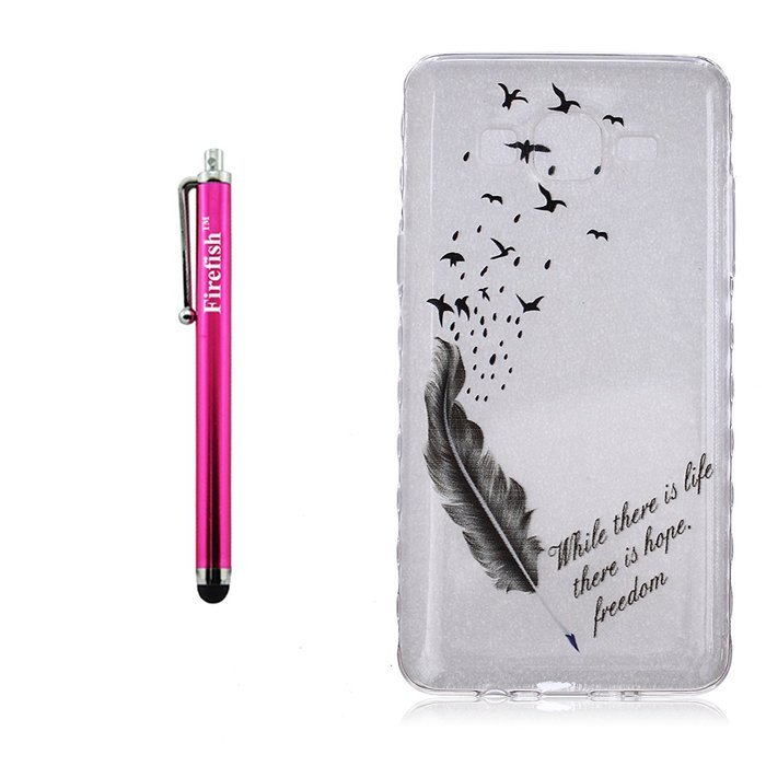 G550 Case, Firefish Colorful Pattern TPU Durable Soft TPU Back [Soft-Flex] [Shock Absorption Technology] Case... N21