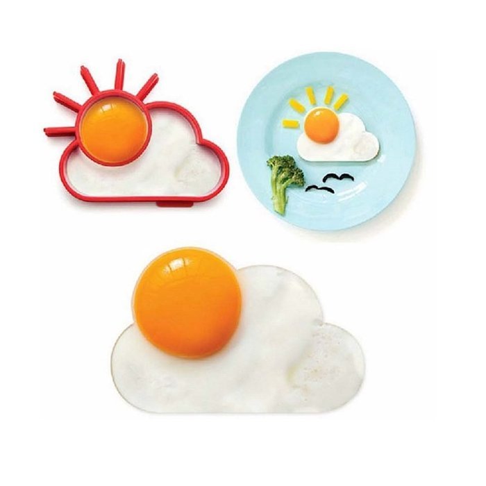 3 pack, OWL, RABBIT and Sunrise Fried Egg Ring Mold Art Breakfast N4