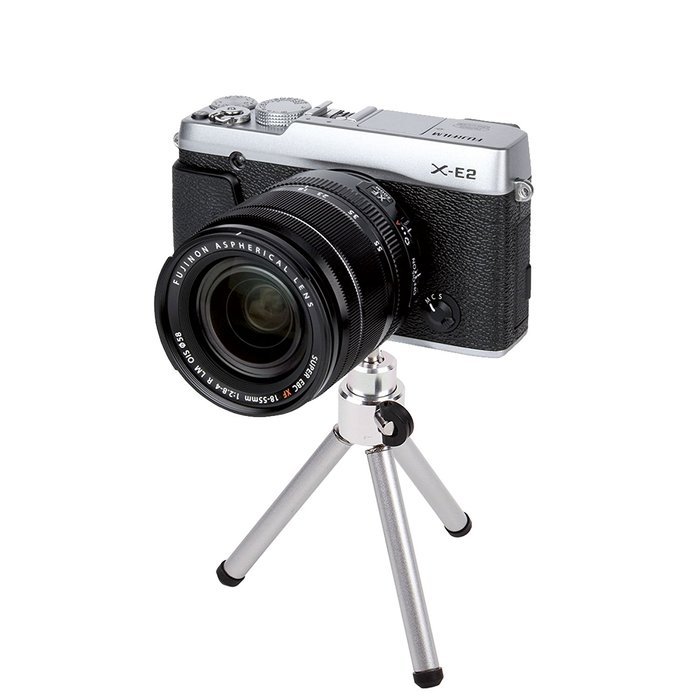 DURAGADGET Professional Mini Travel Tripod for Fujifilm X20, Fujifilm X-E2, Nikon 1 V1 Compact System Camera with...