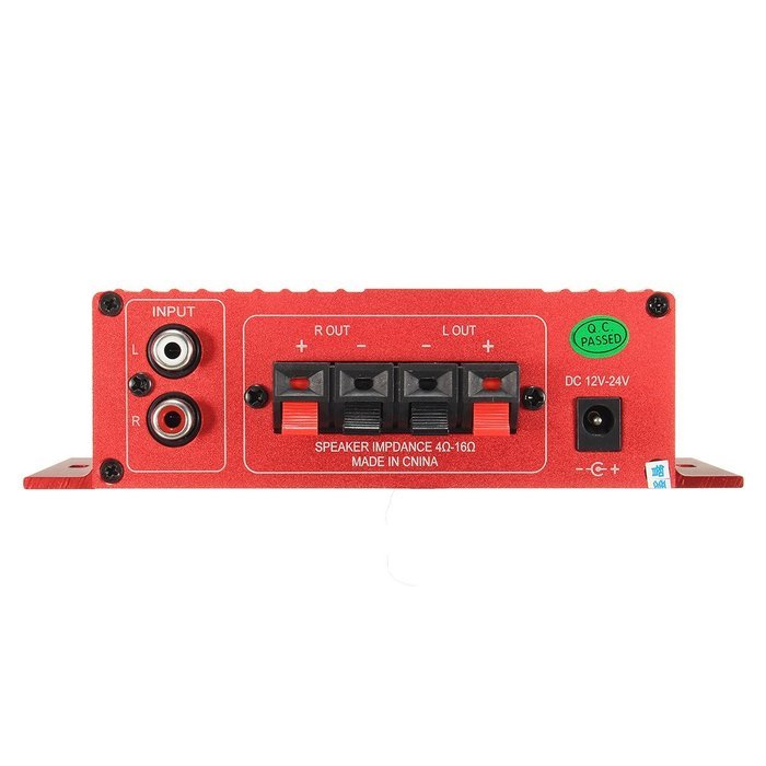 ELEGIANT [Upgraded Version]12V 15W + 15W Bluetooth Stereo Mini HiFi Amplifier with LED Light Booster Radio MP3... N6