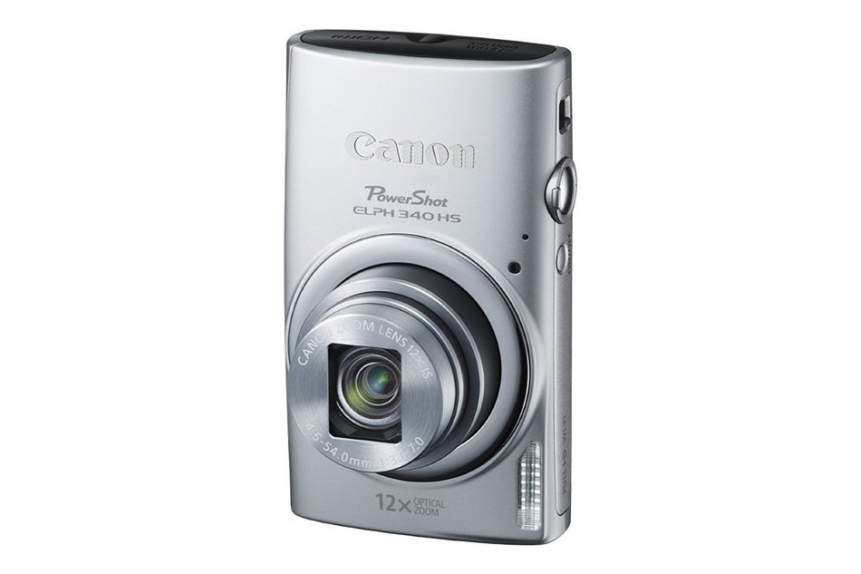 Canon PowerShot ELPH 340 HS 16MP Digital Camera (Silver) N20