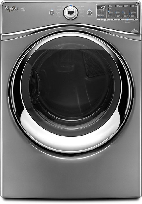 Whirlpool WGD94HEAC Duet 7.4 Cu. Ft. Gray Stackable With Steam Cycle Gas Front Load Dryer
