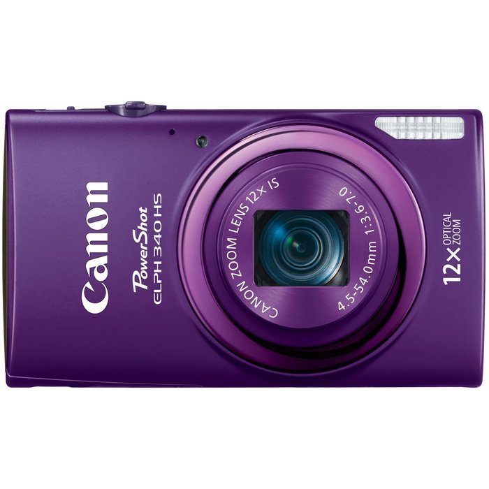 Canon PowerShot ELPH 340 HS 16MP Digital Camera (Silver) N22