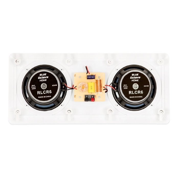 Blue Octave Home RLCR6 In-Wall Center Channel (White) N4