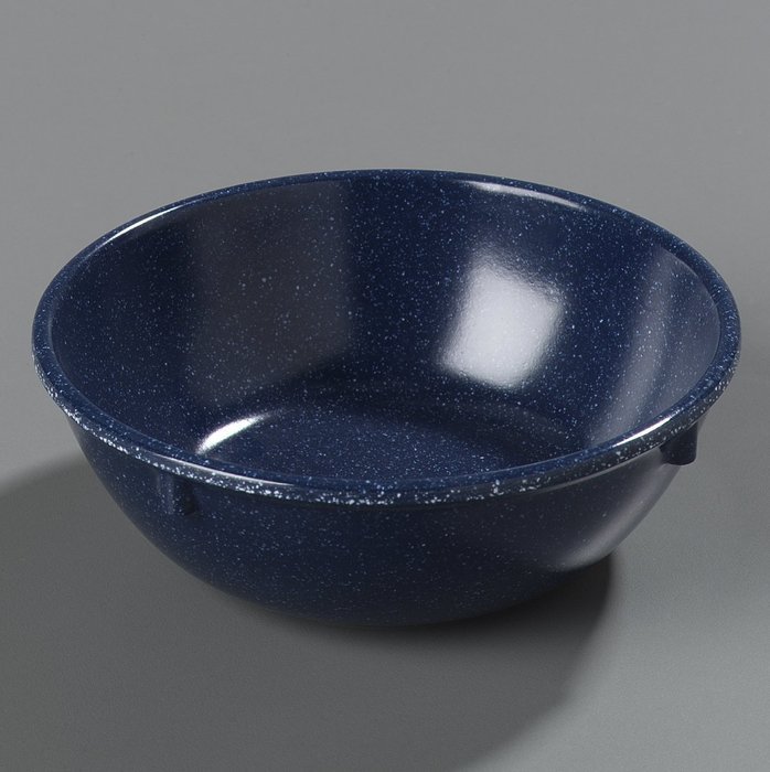 Carlisle 4352835 Dallas Ware Melamine Nappie Bowl, 10 oz. Capacity, 4.96 x 1.81", Cafe Blue (Case of 48) N4