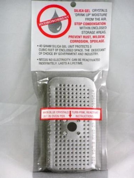 5 - Silica Gel - Hydrosorbent 40 Gram Canisters Desiccant Dehumidifying Drying Unit N4