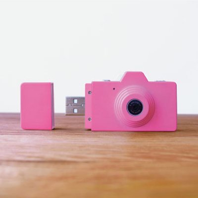 Superheadz CLAP Digital Camera Powershovel Neon Pink N2