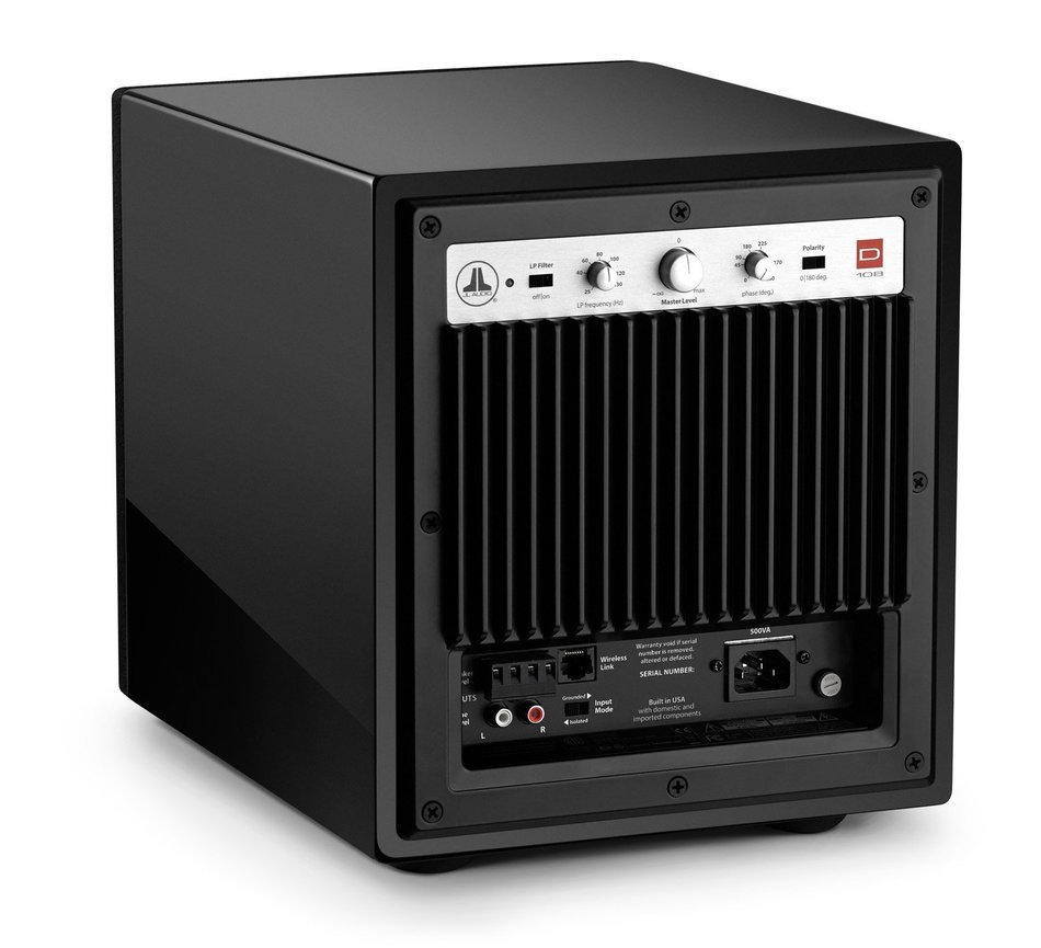 JL Audio Dominion D108 8" Powered Subwoofer (Black Gloss) N2
