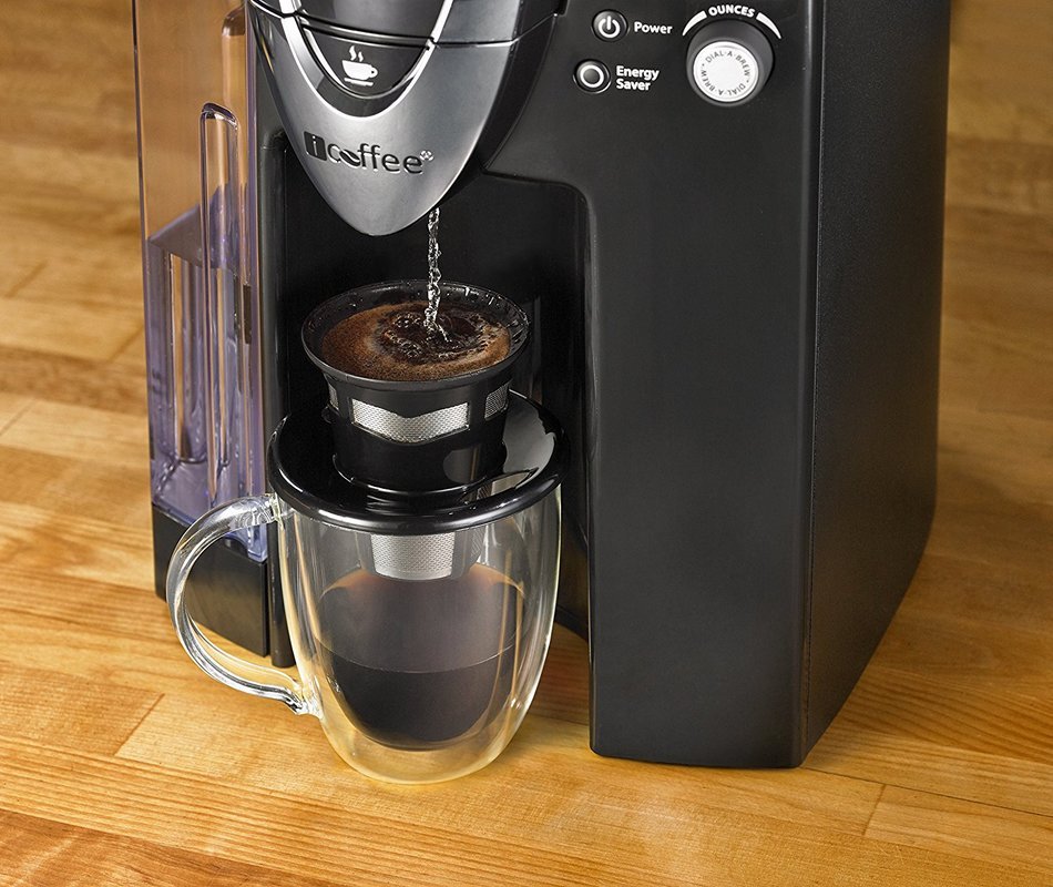 Java Concepts Reusable Single Cup Pour Over Filter for All Keurig K-cup Brewers, Tea Kettle or iCoffee. (Includes... N4