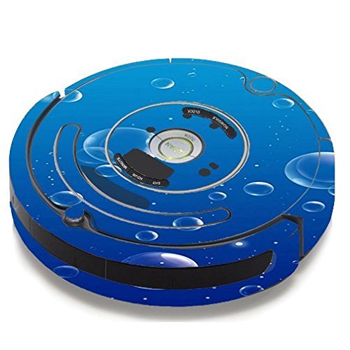 Skin Decal Vinyl Wrap For IRobot Roomba 650 655 Vacuum / Water Bubbles